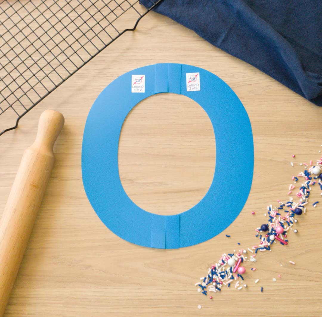 Alphabet Letter Set of 26 Cookie Cake Templates