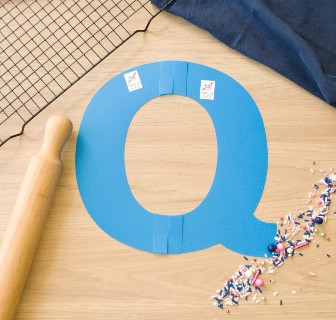 Alphabet Letter Set of 26 Cookie Cake Templates