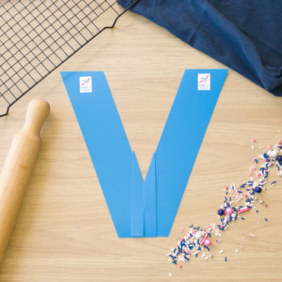 Alphabet Letter Set of 26 Cookie Cake Templates