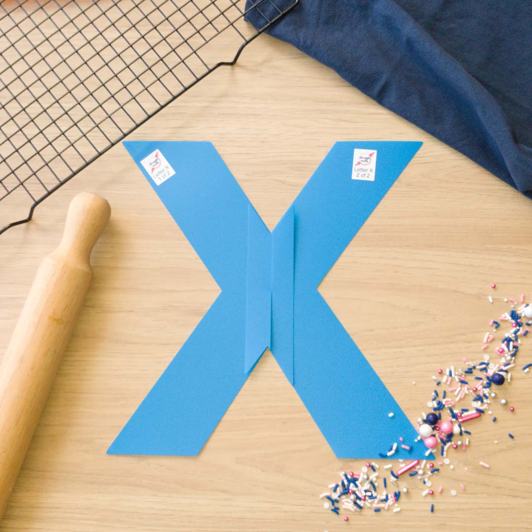 Alphabet Letter Set of 26 Cookie Cake Templates