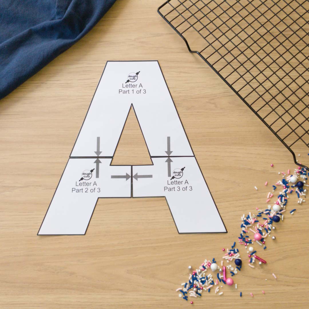 PRINT AT HOME - Letter Cookie Cake Templates Individual 11 print-at-home-letter-cookie-cake-templates-individual-11-tall-doughcuts