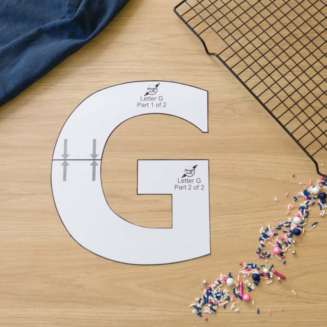 PRINT AT HOME - Letter Cookie Cake Templates Individual 11 print-at-home-letter-cookie-cake-templates-individual-11-tall-doughcuts