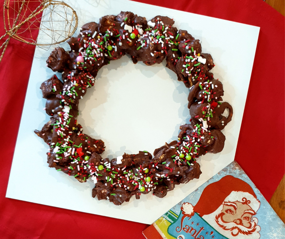 PRINT AT HOME - Ring or Wreath Cookie Cake Template 11&quot; Tall