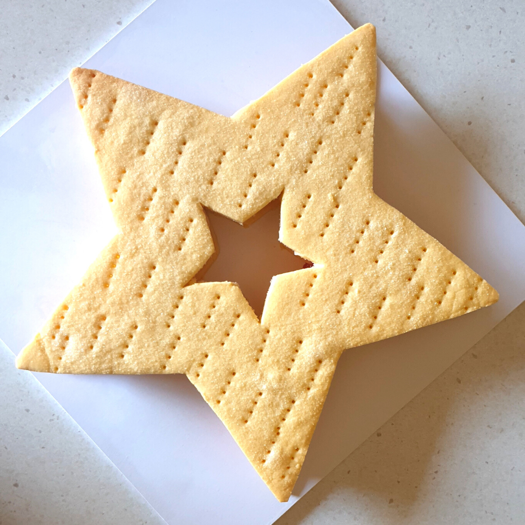 PRINT AT HOME - Star Cookie Cake Template 11&quot; Tall